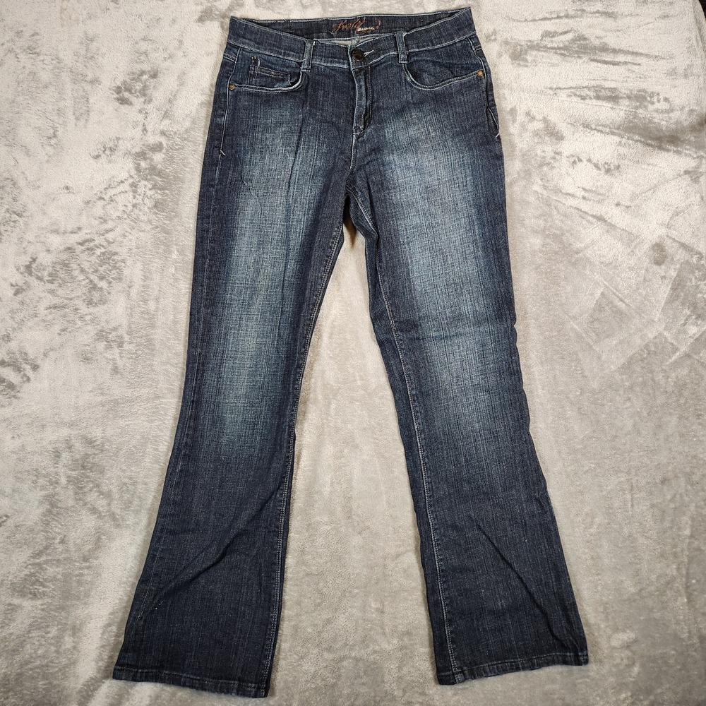 Foster‎ Jeans Women's Size 8 31X32 Mid-Rise Bootcut Classic Blue Pre-Owned